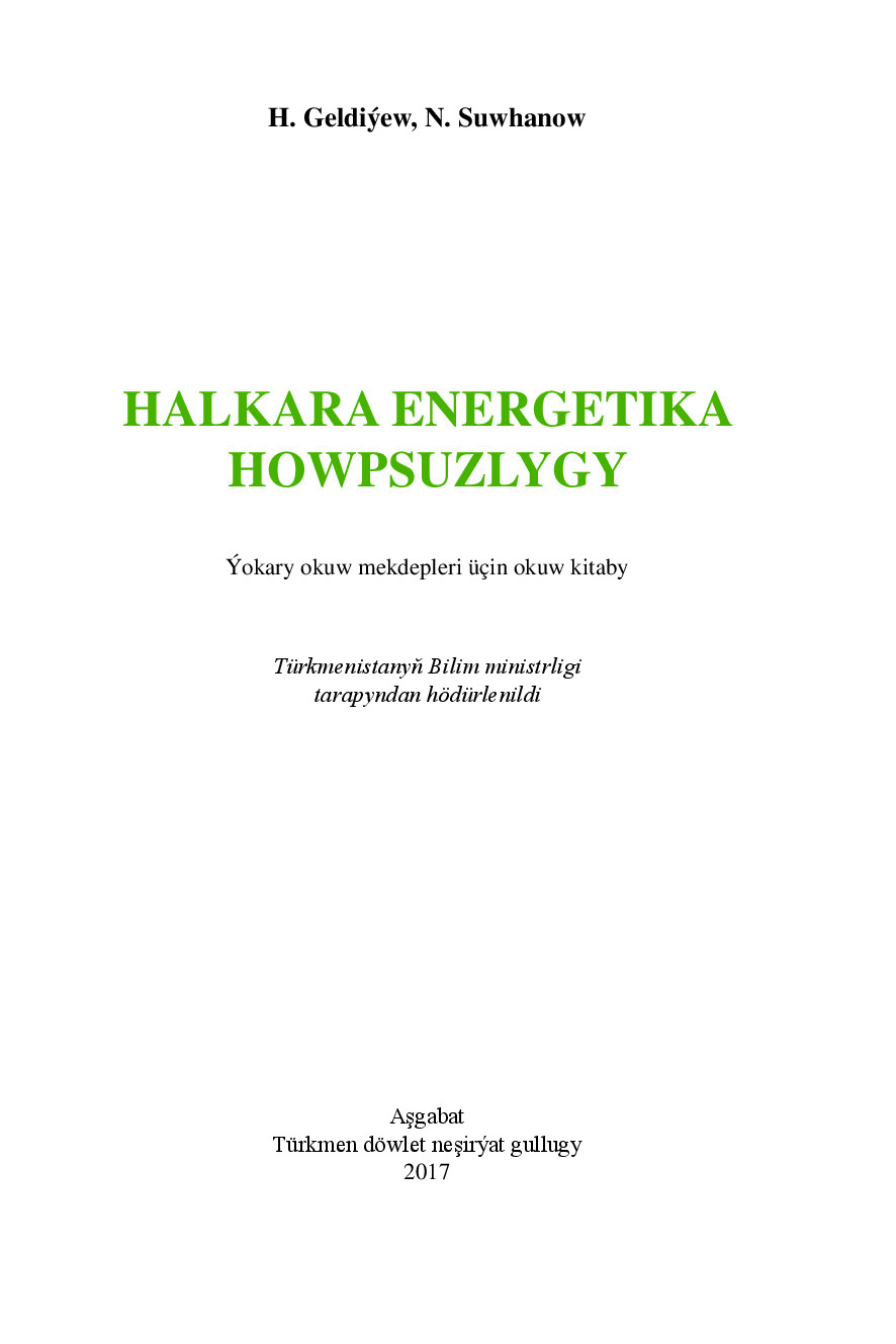 HALKARA ENERGETIKA HOWPSUZLYGY