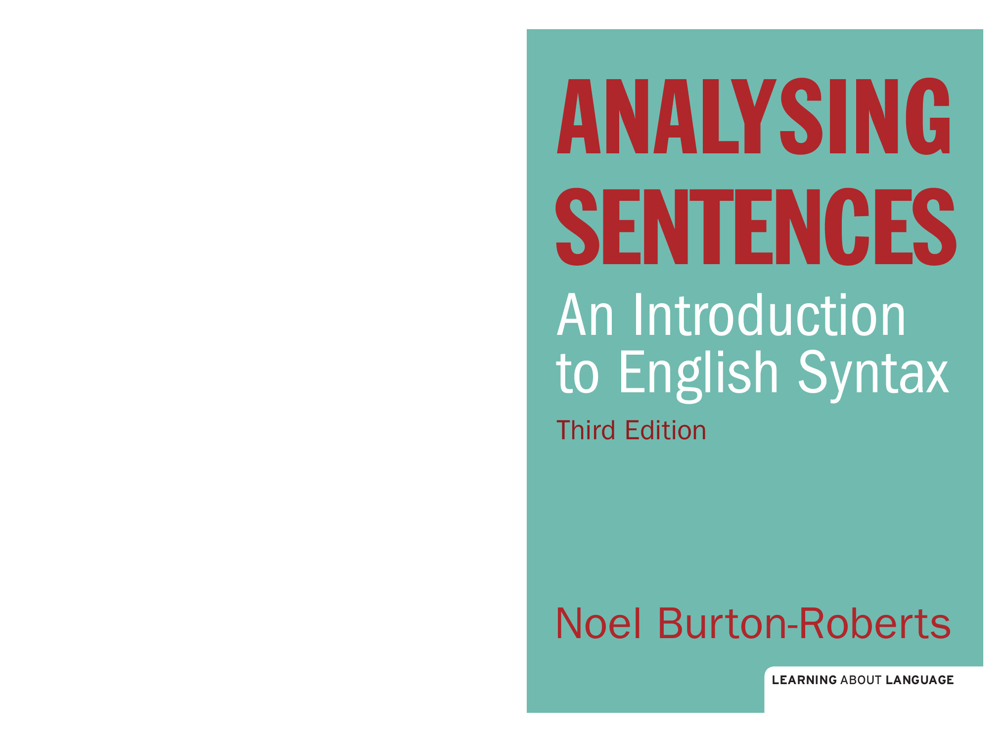 AN INTRODUCTION TO ENGLISH SYNTAX