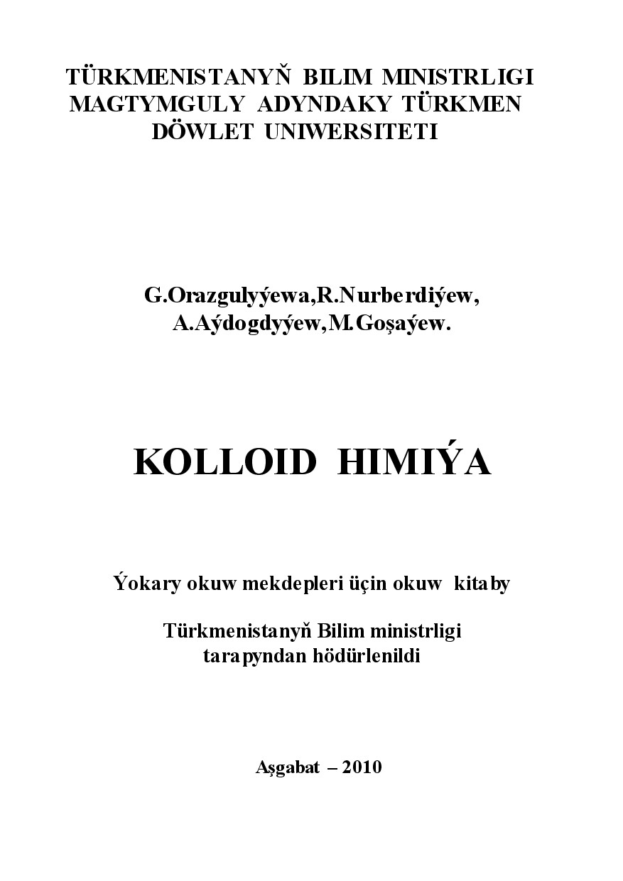 KOLLOID HIMIÝA