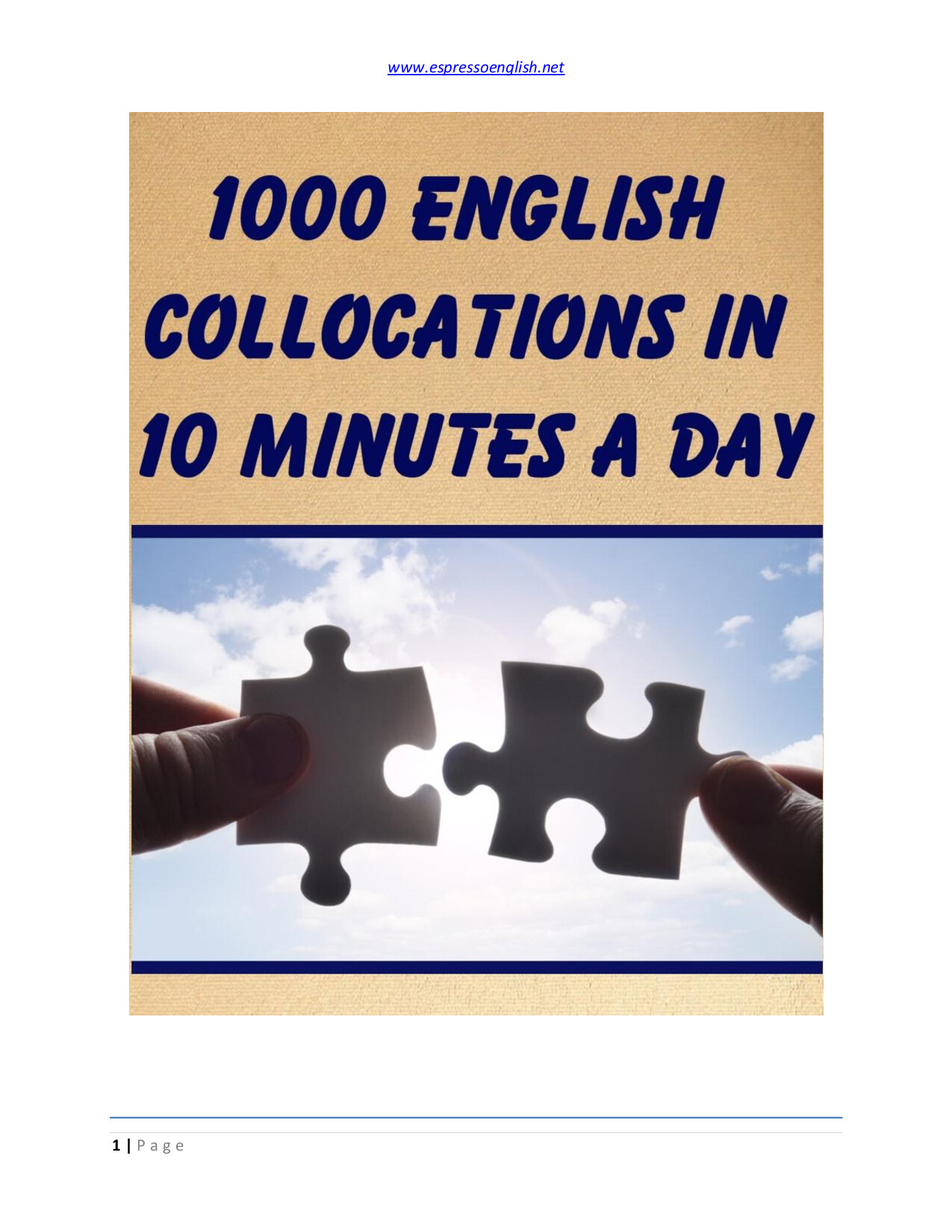 1000 ENGLISH COLLOCATIONS IN 10 MINUTES