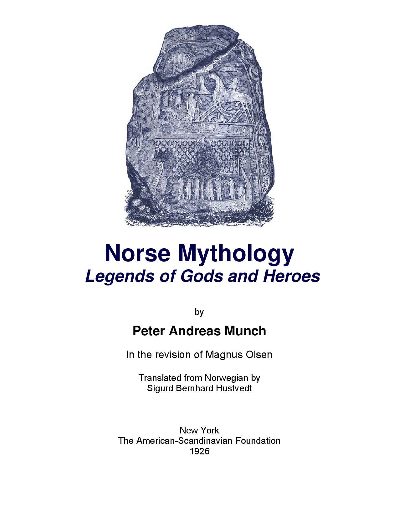 NORSE MYTHOLOGY  LEGENDS OF GODS AND HEROES