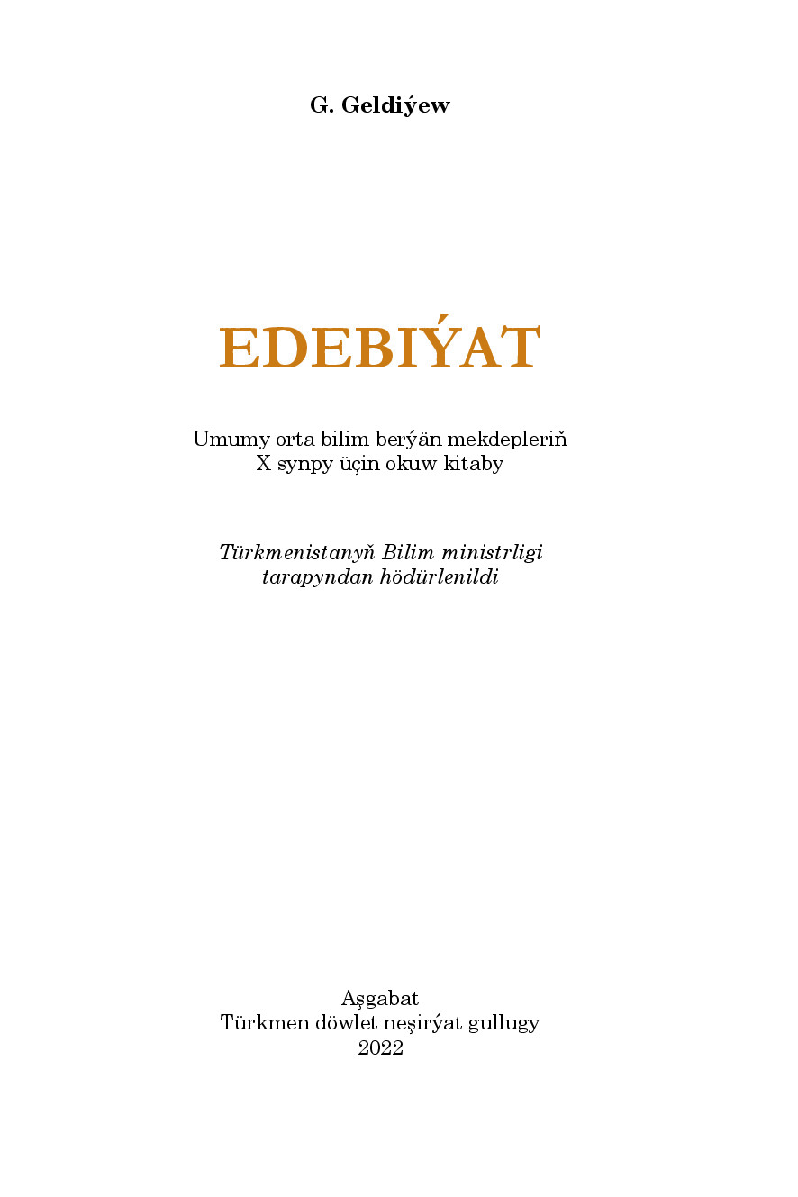 Edebiyat Х synp