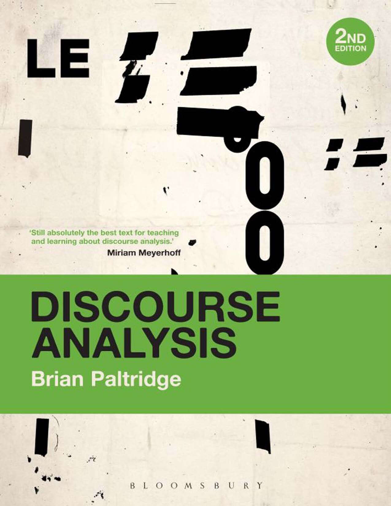 CONTINUUM DISCOURSE SERIES PALTRIDGE, BRIAN DISCOURSE ANALYSIS AN