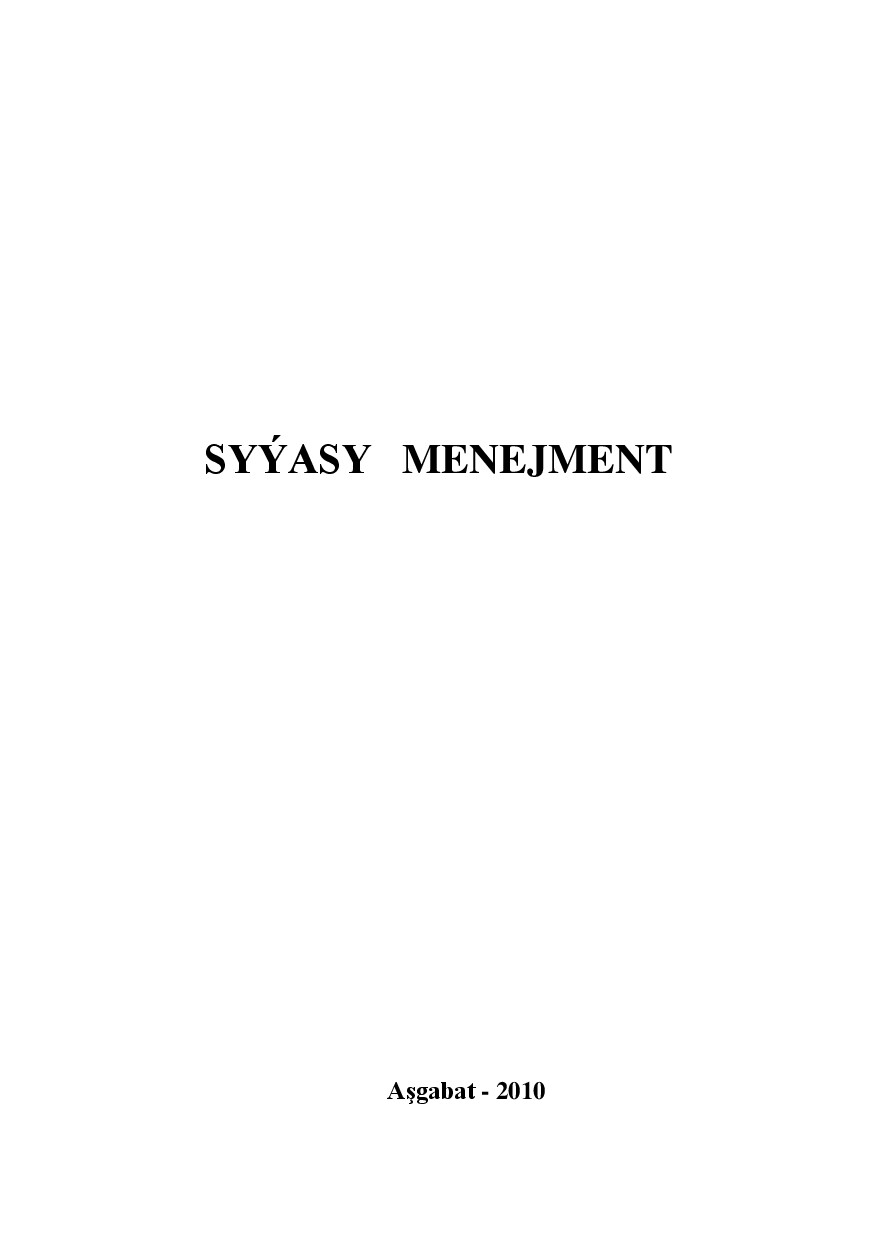 SYÝASY MENEJMENT