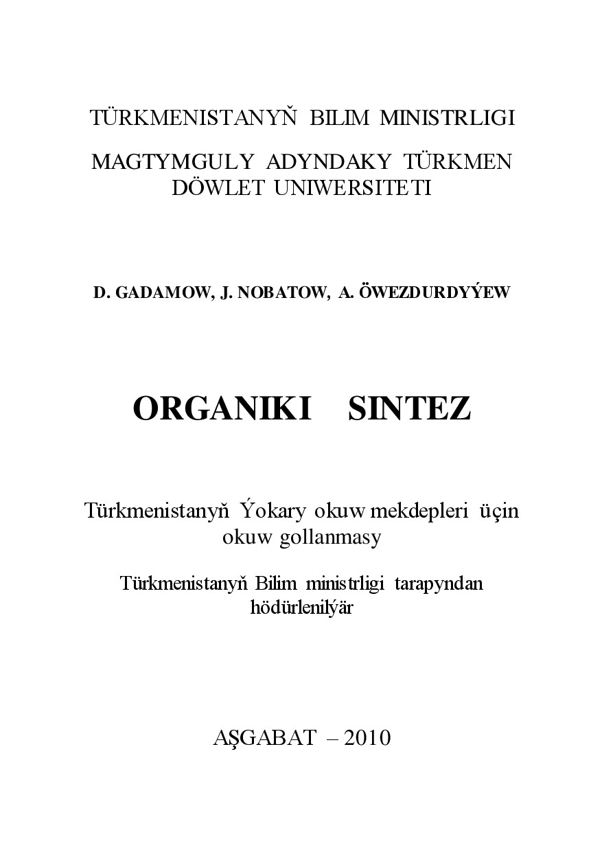 ORGANIKI SINTEZ