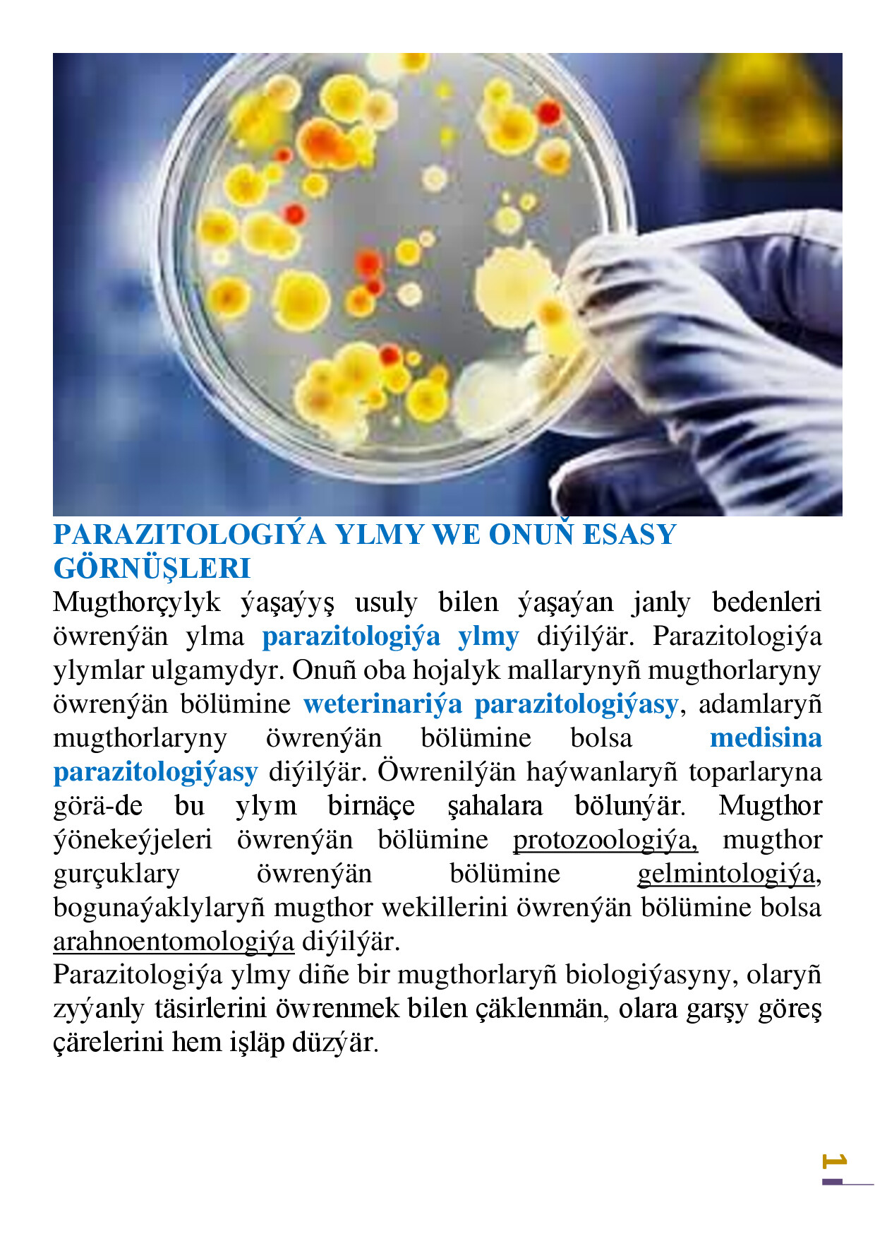 PARAZITOLOGIÝA REFERAT