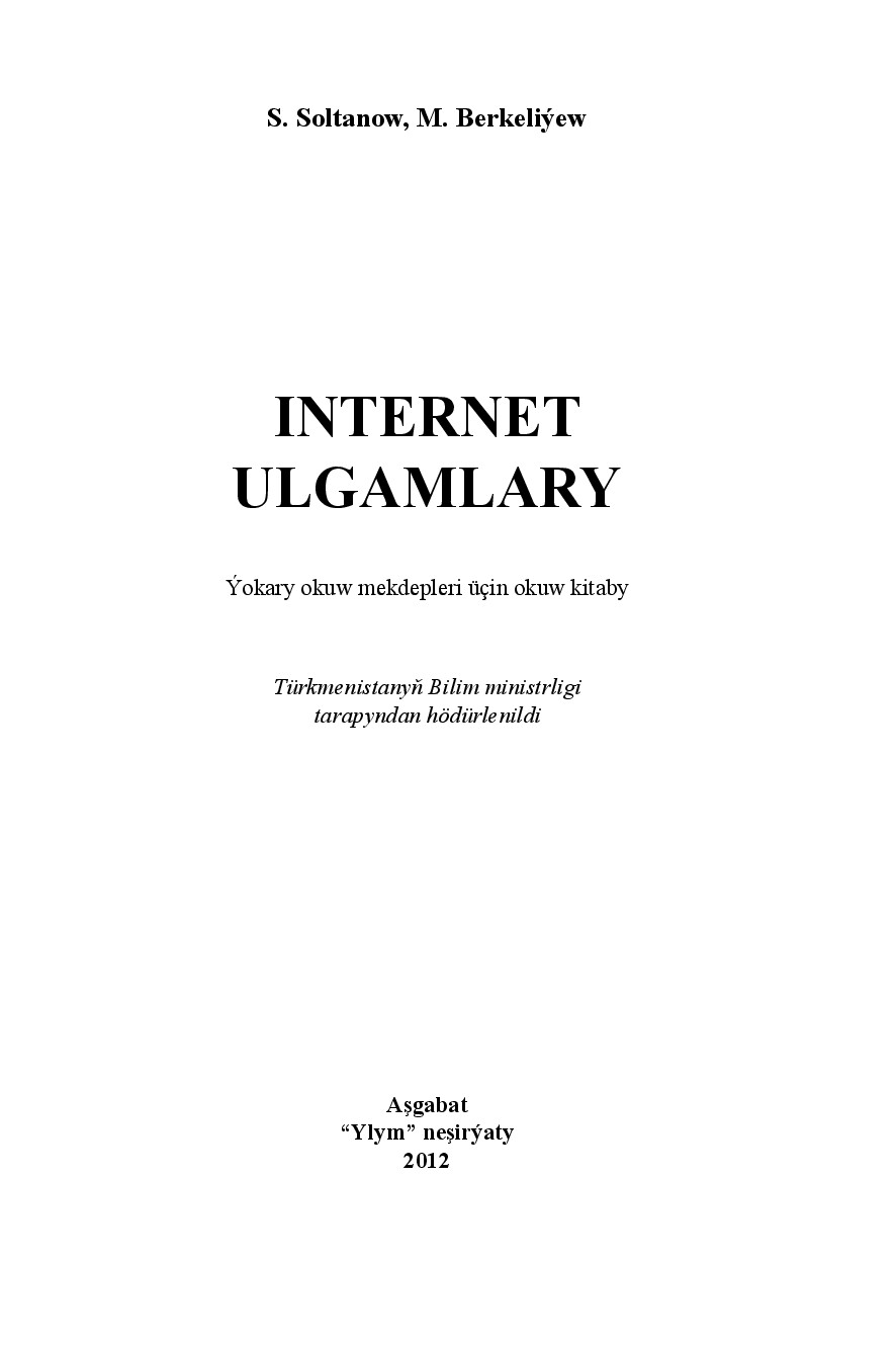 Internet Ulgamlary BerkeliýEw