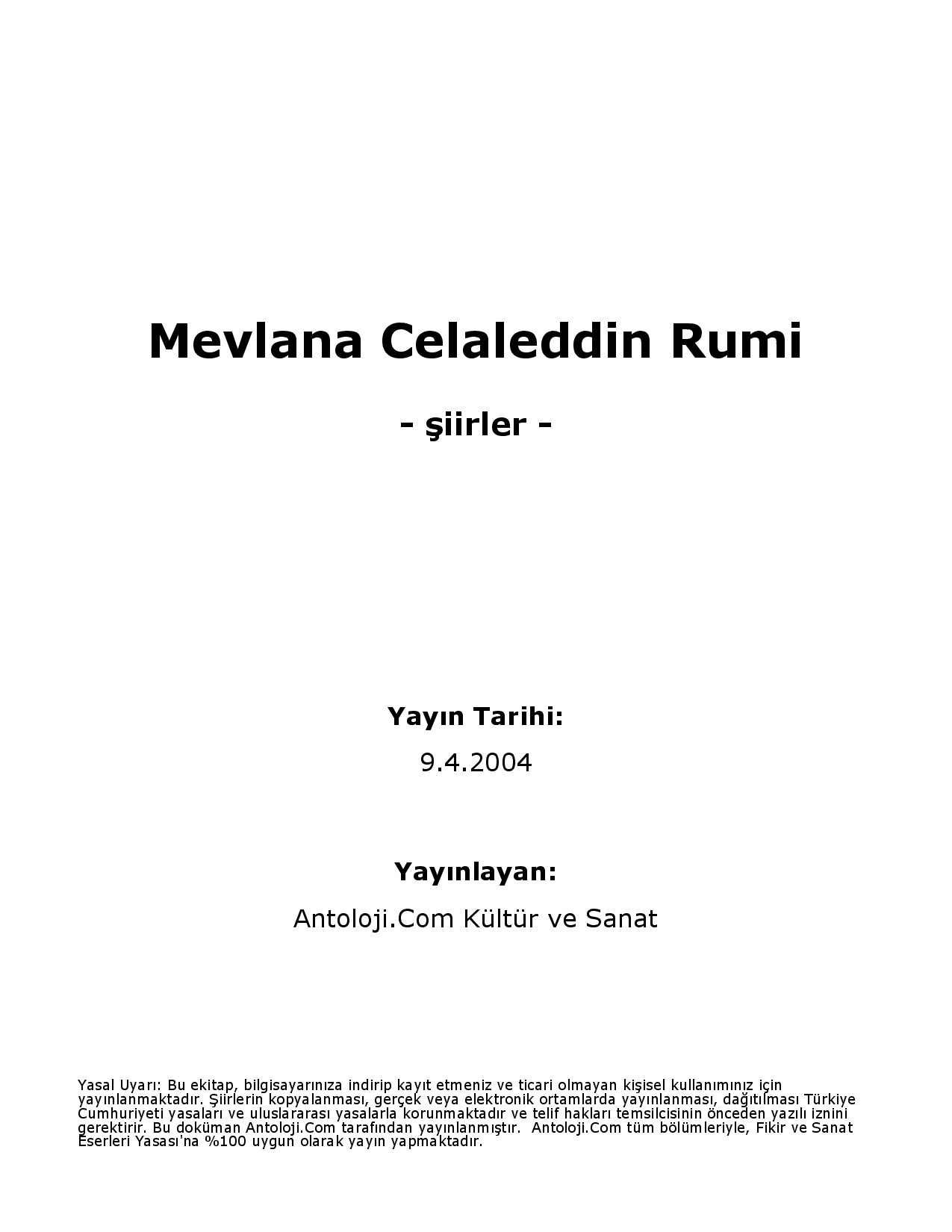 MEVLANA SIIRLERI (1)