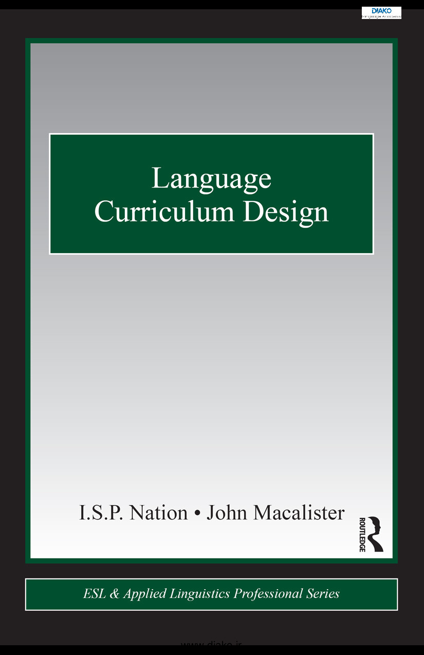 LANGUAGE CURRICULUM DESIGN