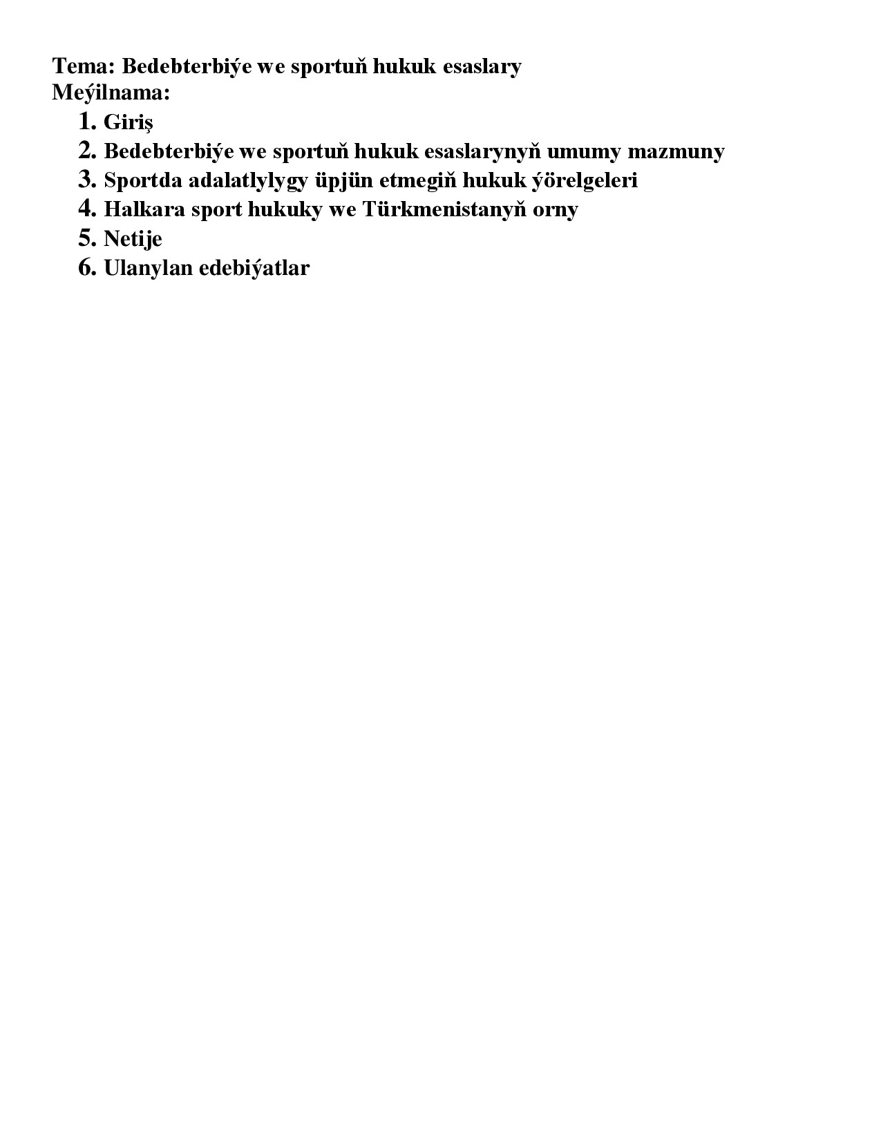 SPORT REFERAT