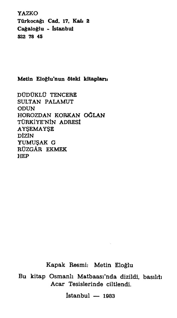 METIN ELOĞLU   AY PARÇASI