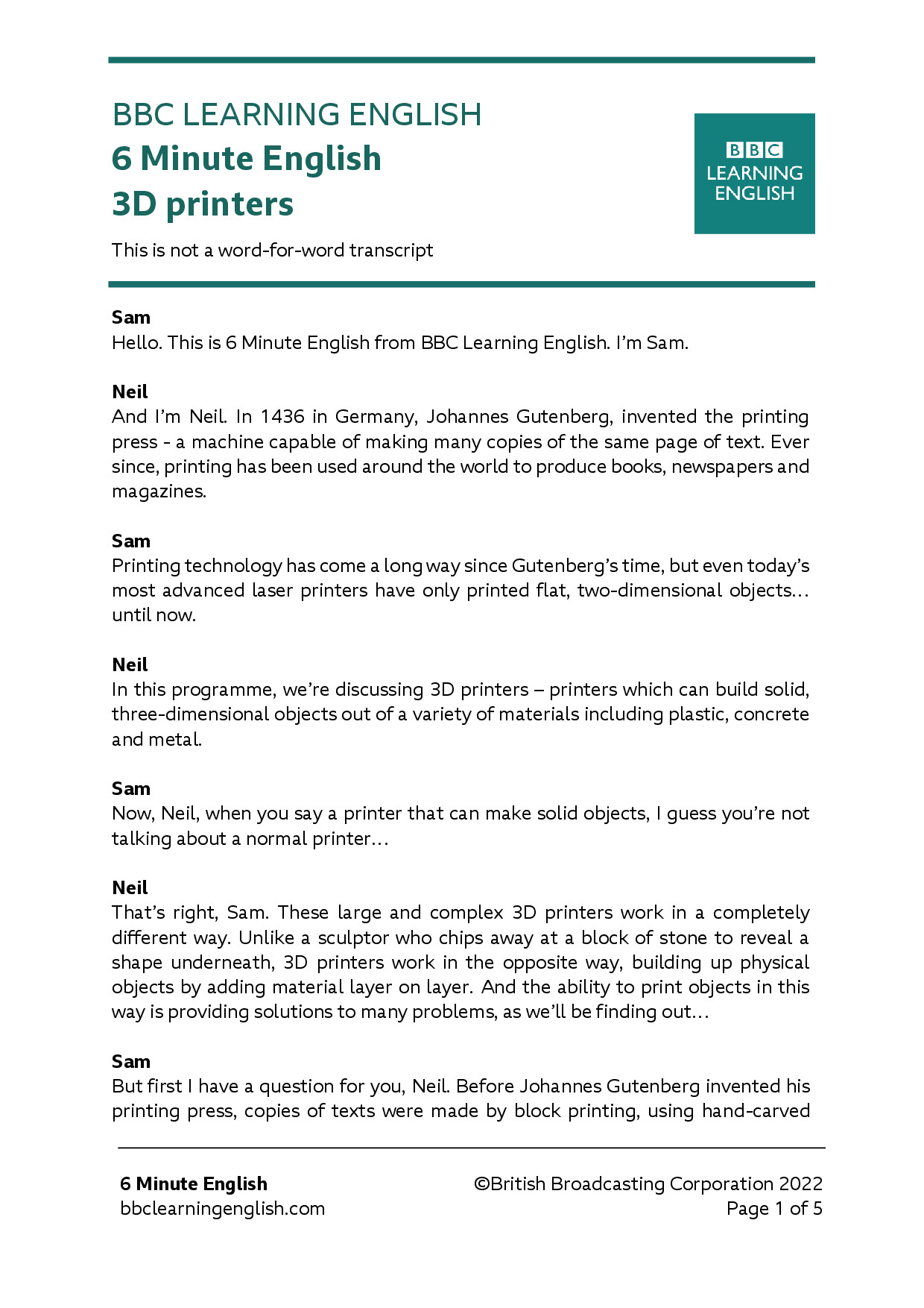 3D PRINTERS