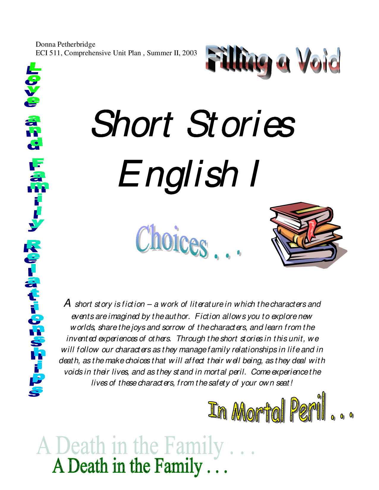 SHORT STORIES ENGLISH