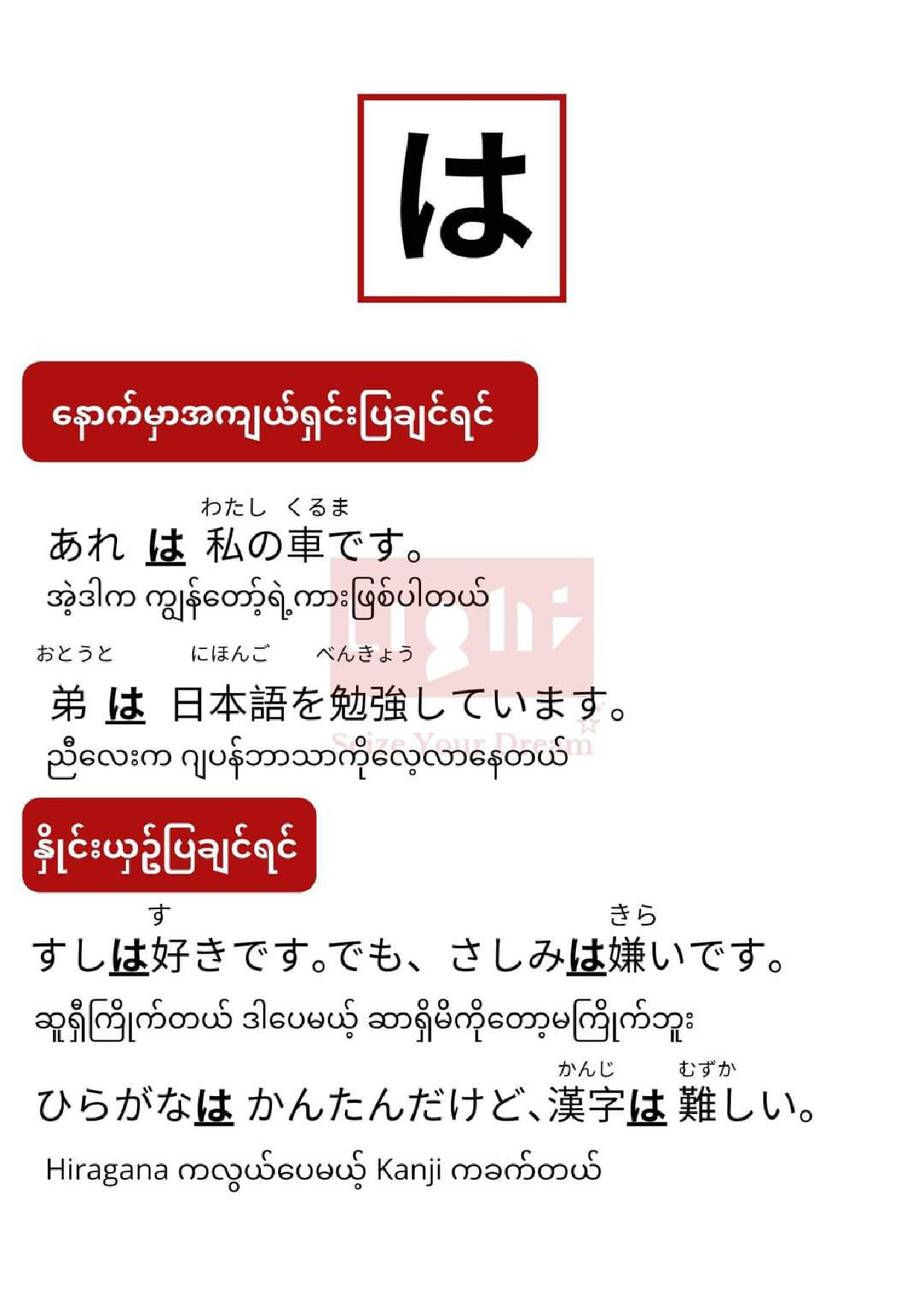 Japanese Particles By Light Jls