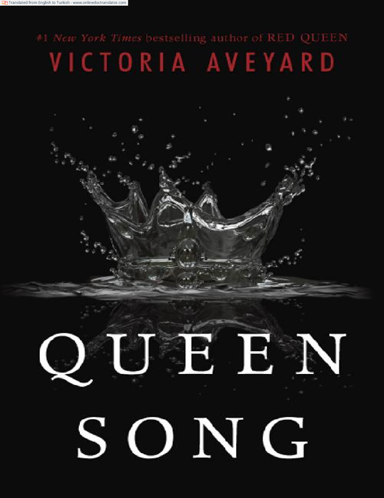 VIKTORIYA AVEYARD — KRALIÇENIN ŞARKISI