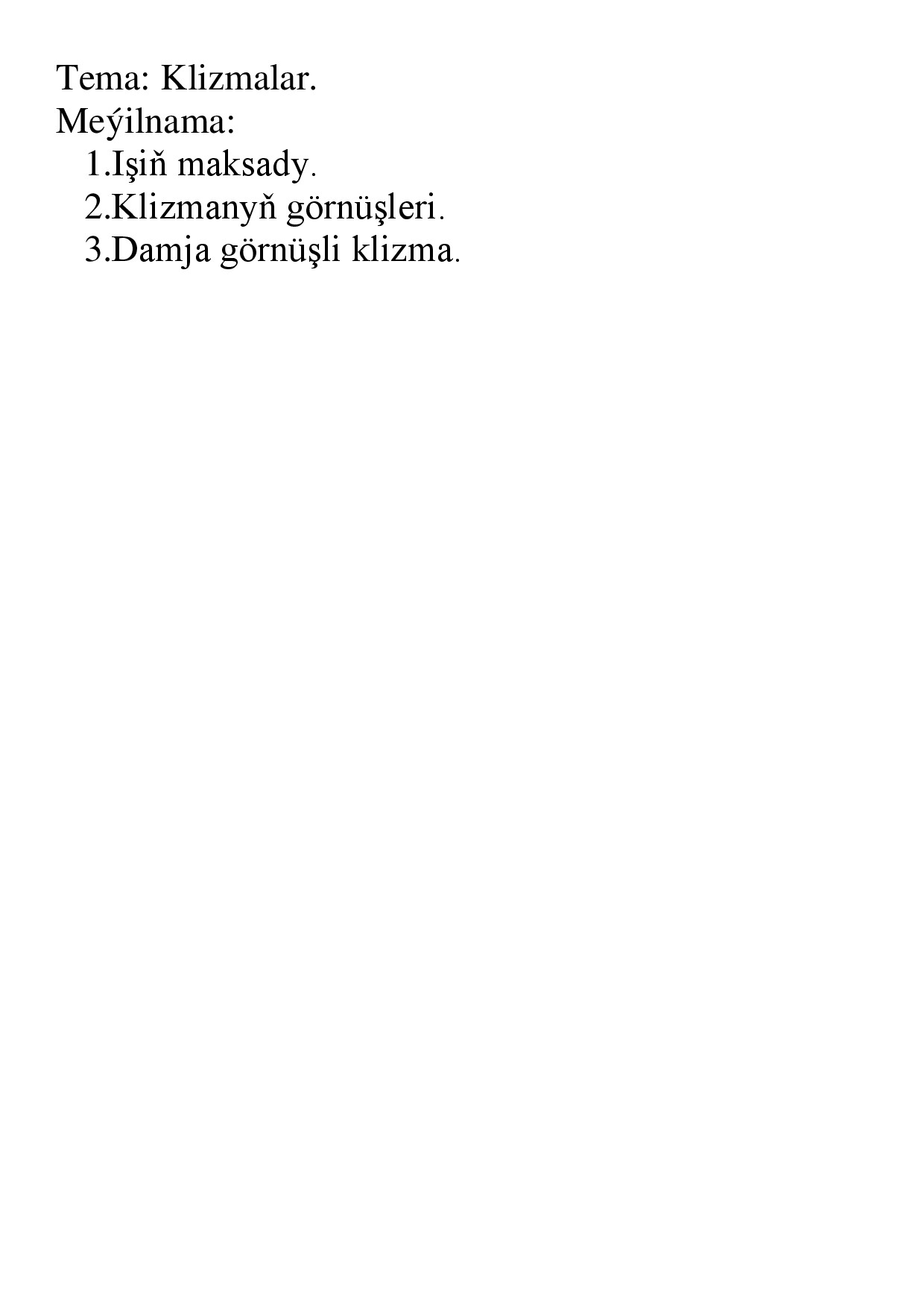 REFERAT KLIZMALAR