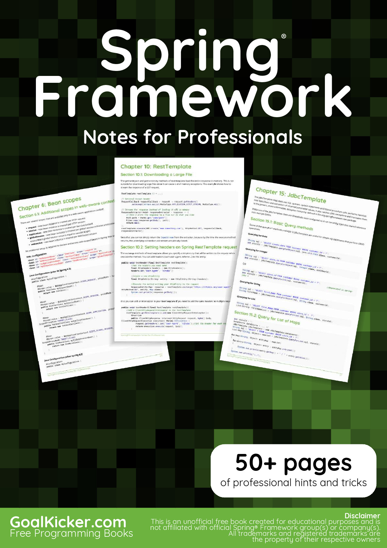 SPRINGFRAMEWORKNOTESFORPROFESSIONALS