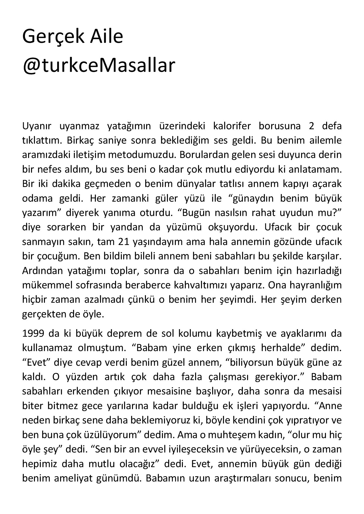 GERÇEK AILE