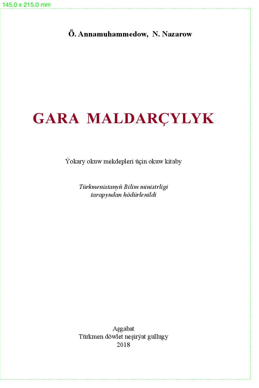 GARA MALDARÇYLYK