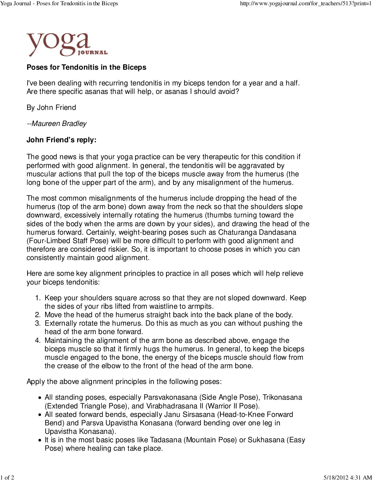 YOGA JOURNAL   POSES FOR TENDONITIS IN THE BICEPS (1)