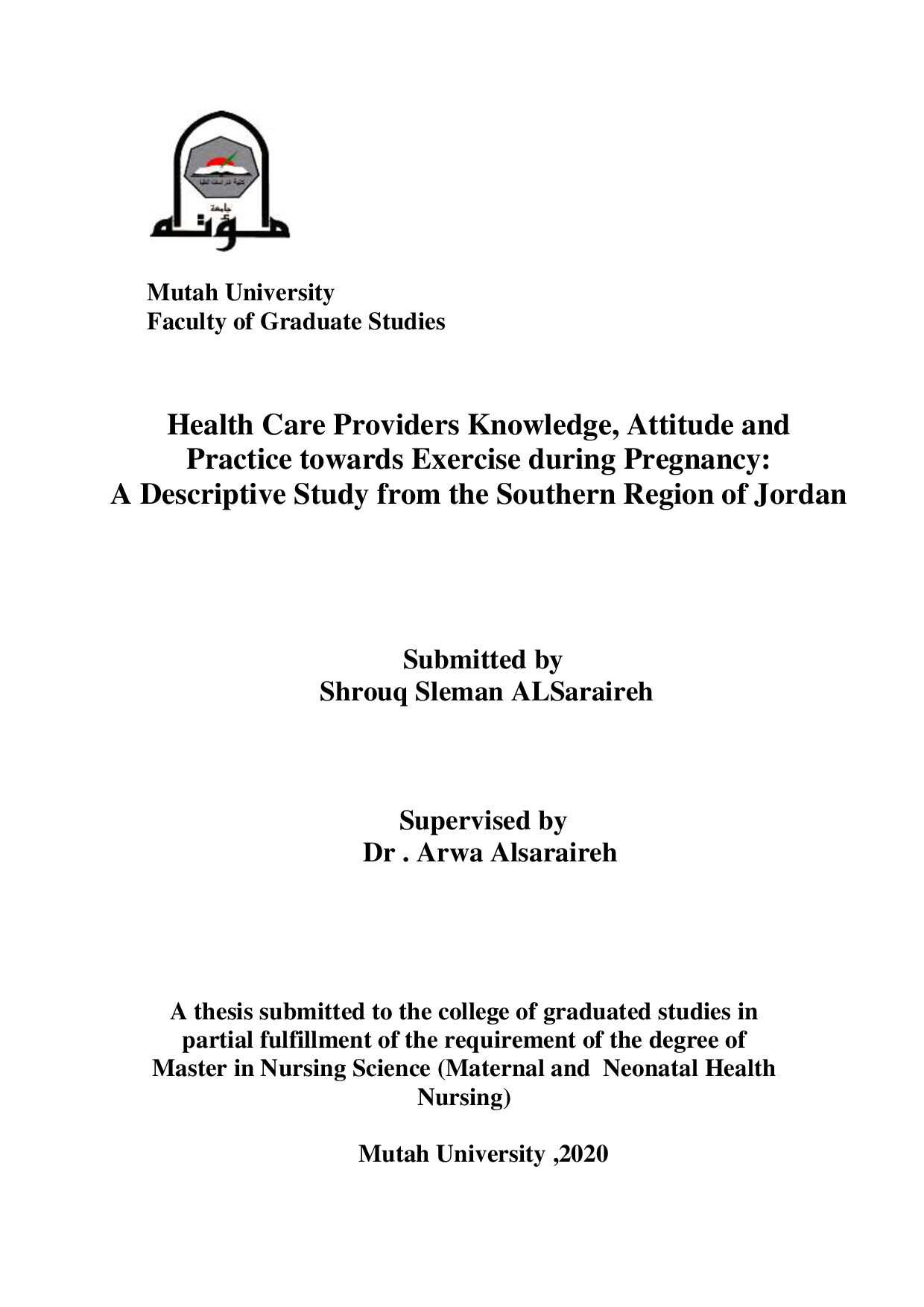 HEALTH CARE PROVIDERS KNOWLEDGE