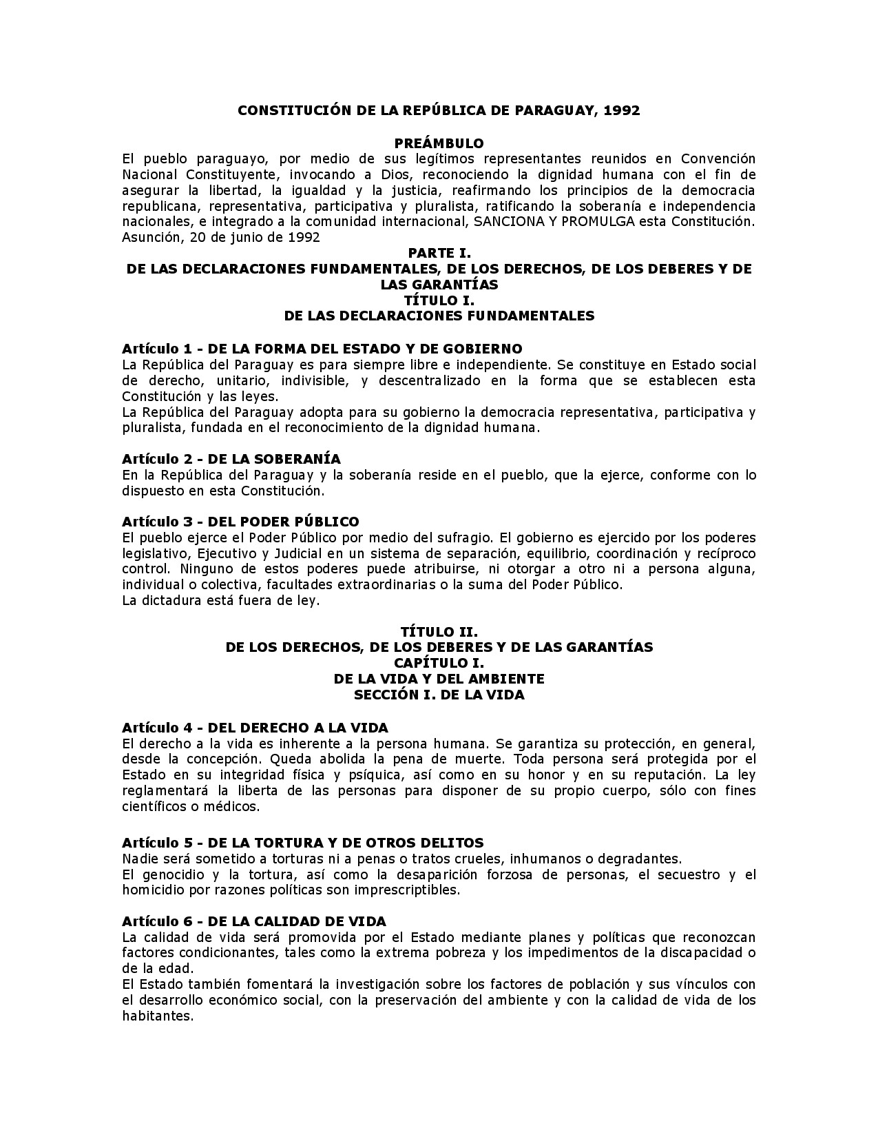CONSTITUCION