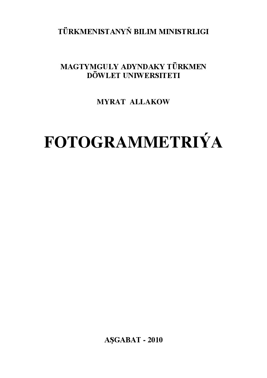 FOTOGRAMMETRIÝA