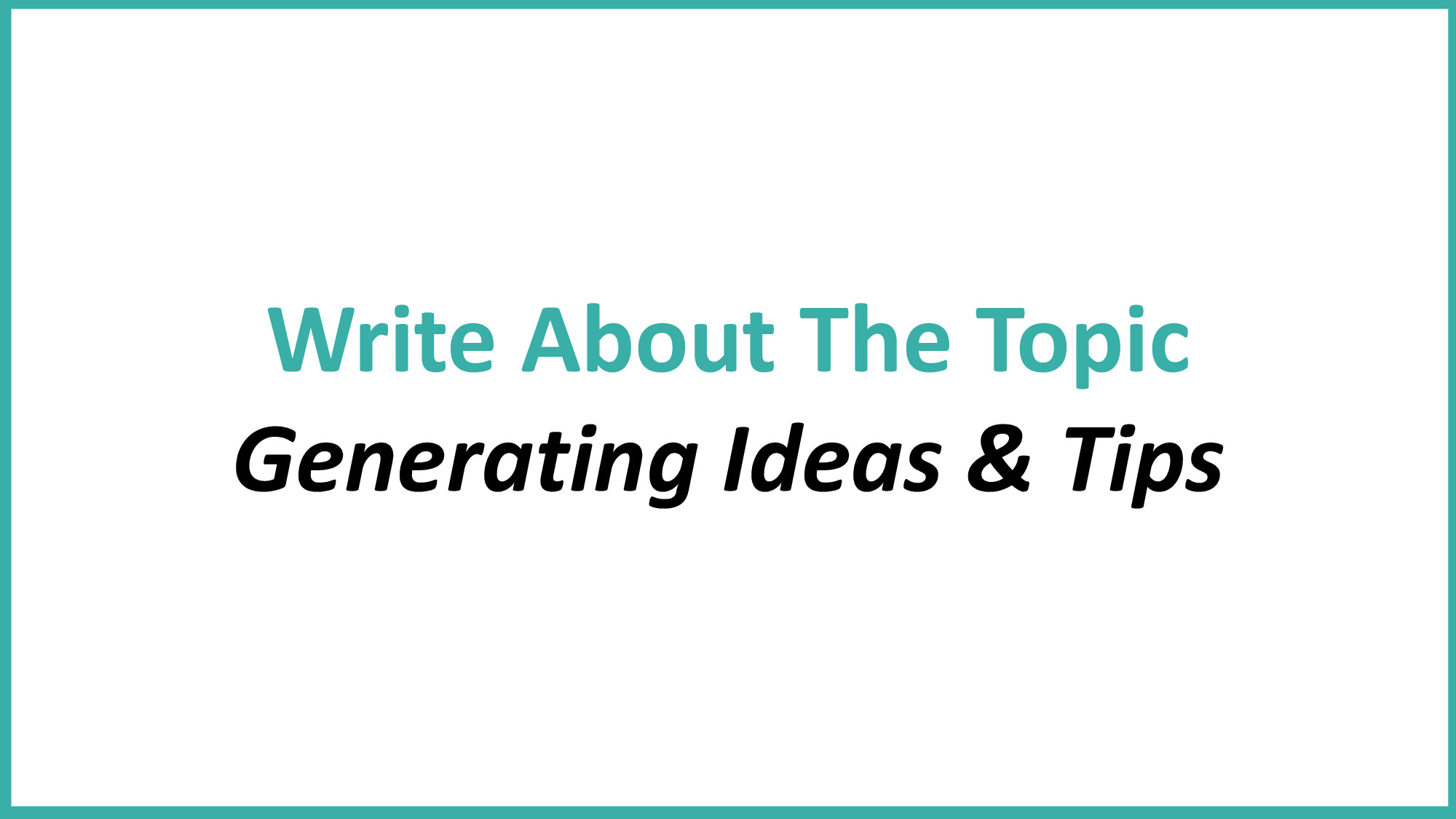 IDEAS