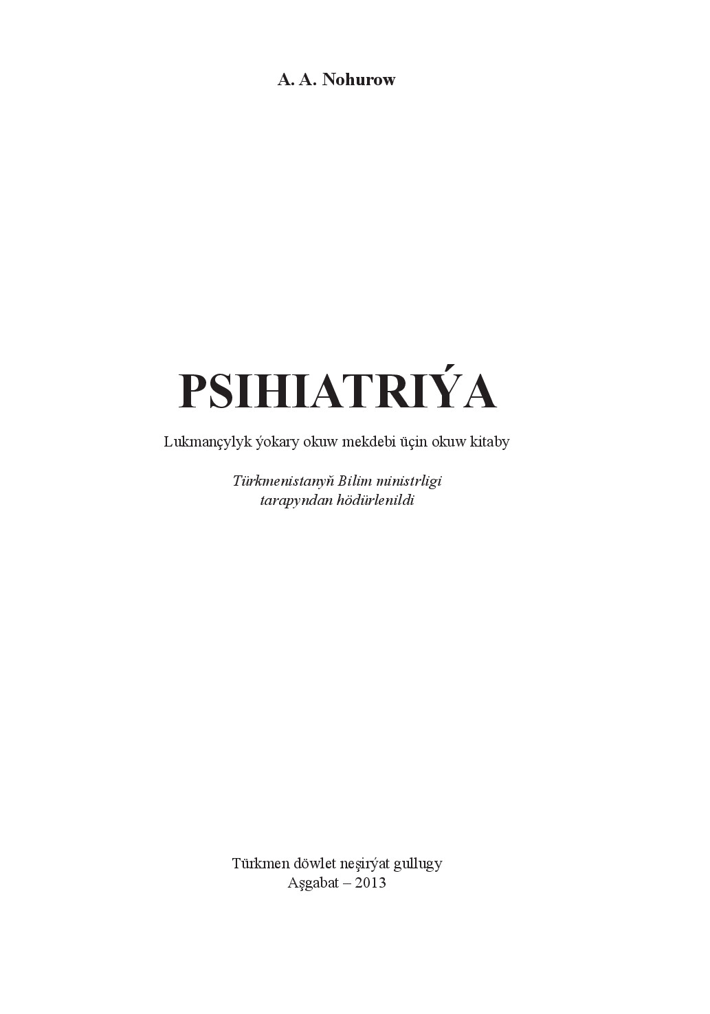 PSIHIATRIÝA