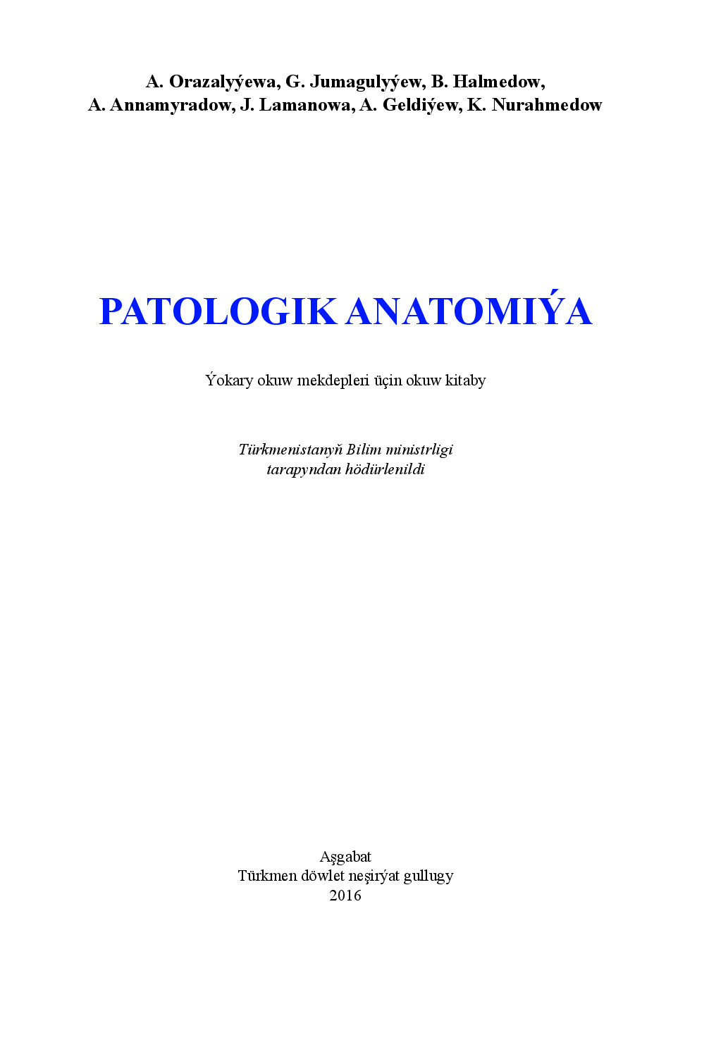 PATOLOGIK ANATOMIÝA