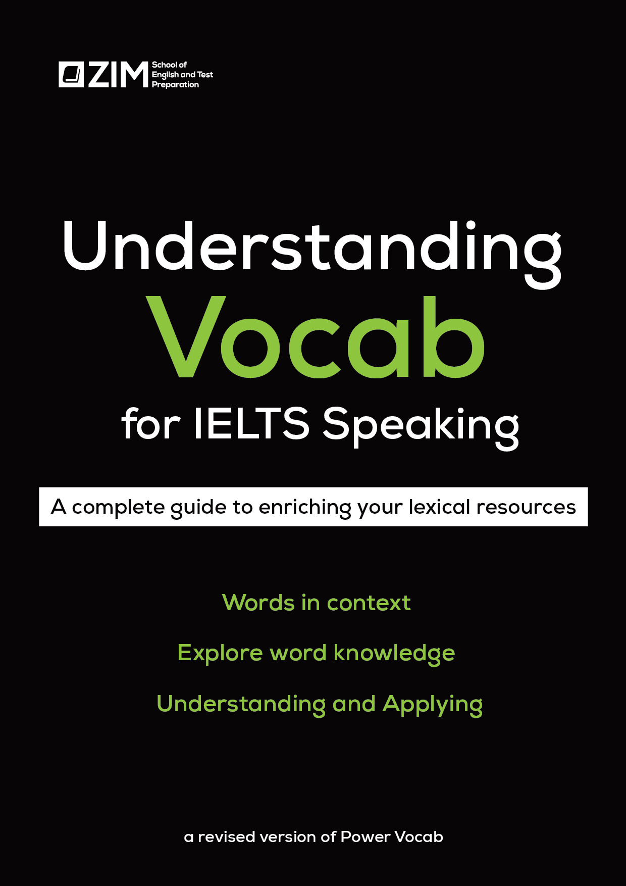 UNDERSTANDING VOCAB FOR IELTS SPEAKING
