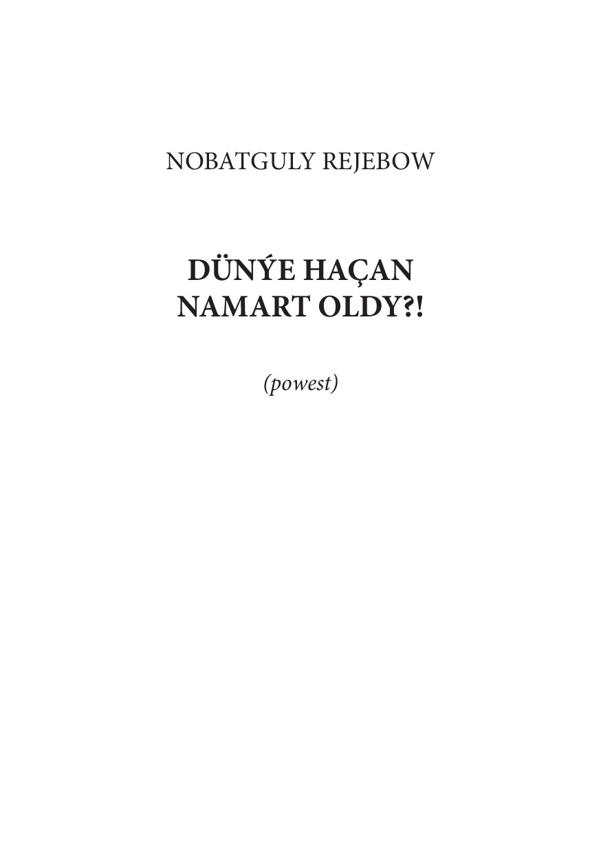 DÜNÝE HAÇAN NAMART BOLDY