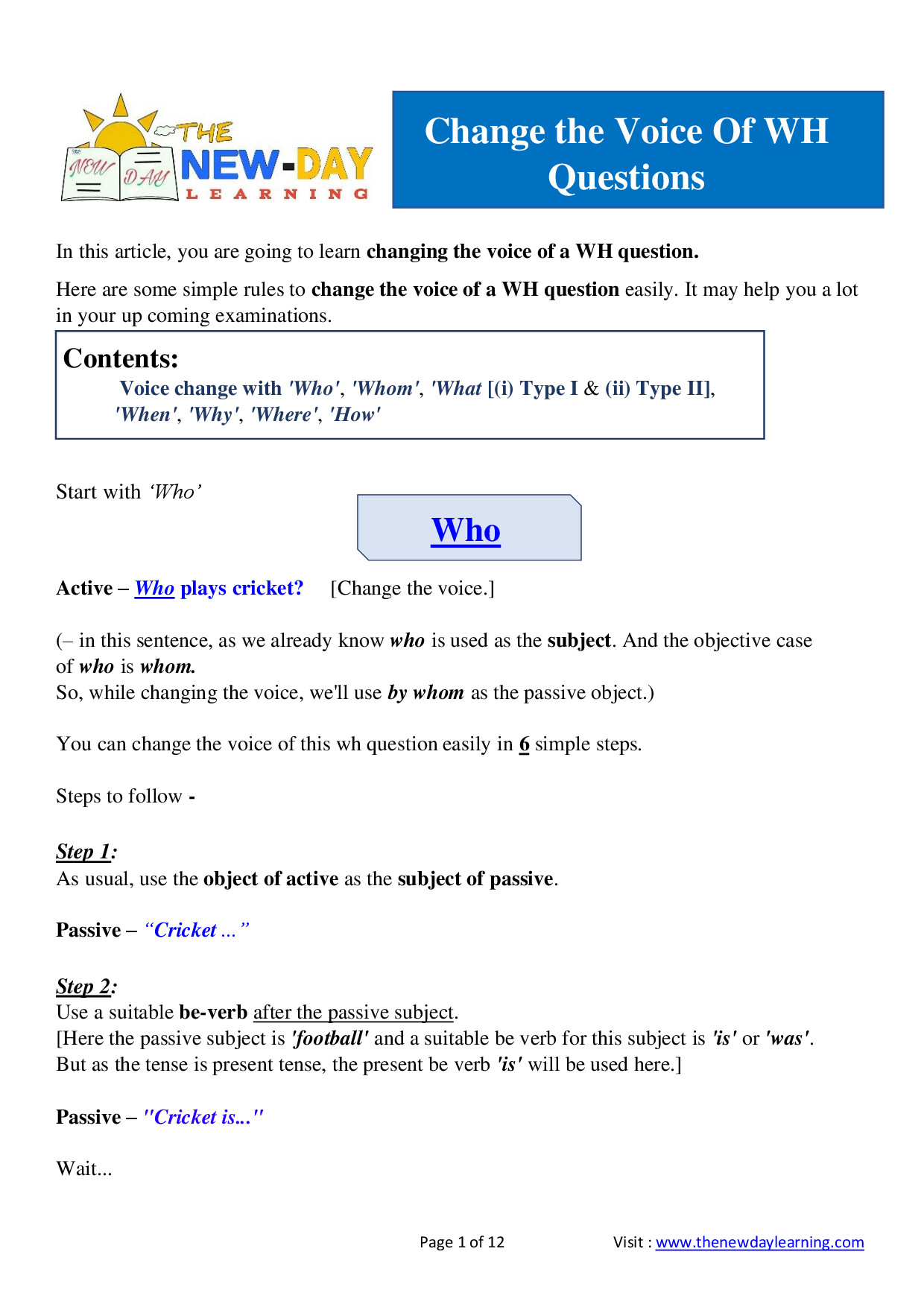 V.C WH PDF