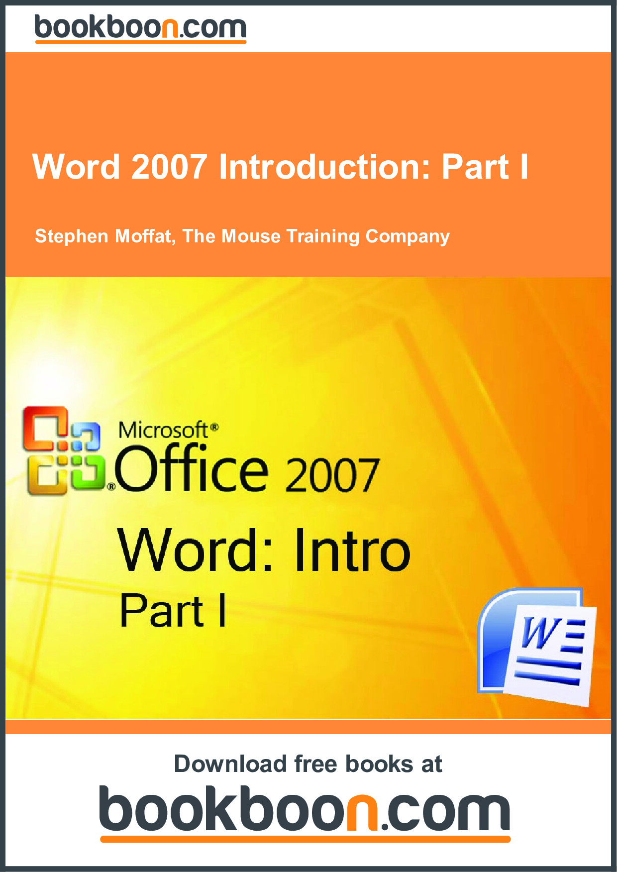 Word 2007 Introduction  Part I