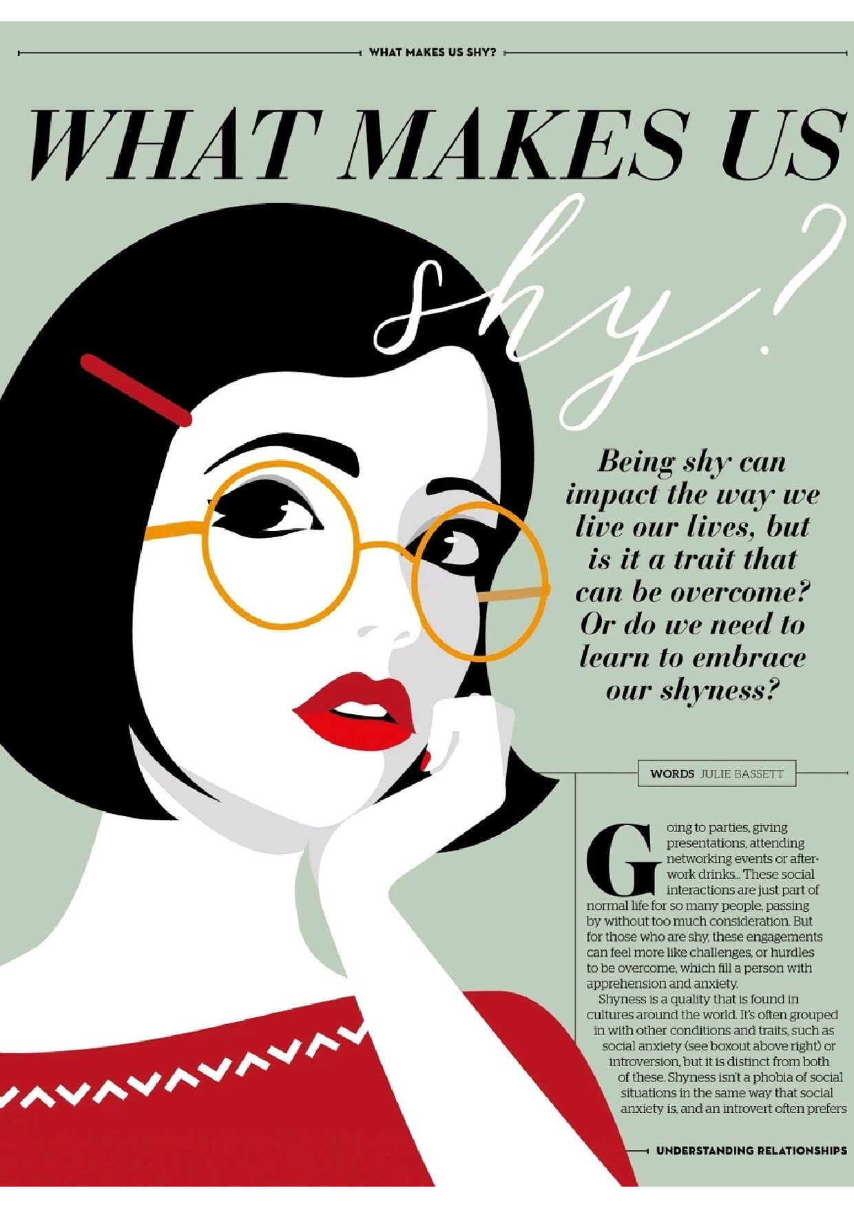WHAT MAKES US SHY