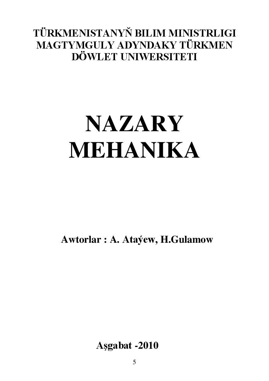 NAZARY MEHANIKA