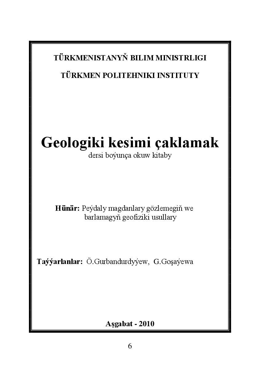 GEOLOGIKI KESIMI ÇAKLAMAK
