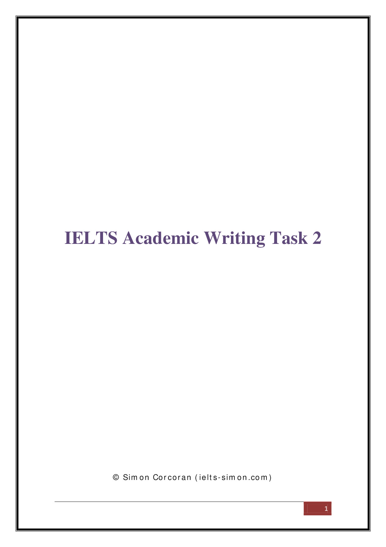 IELTS ACADEMIC WRITING TASK2