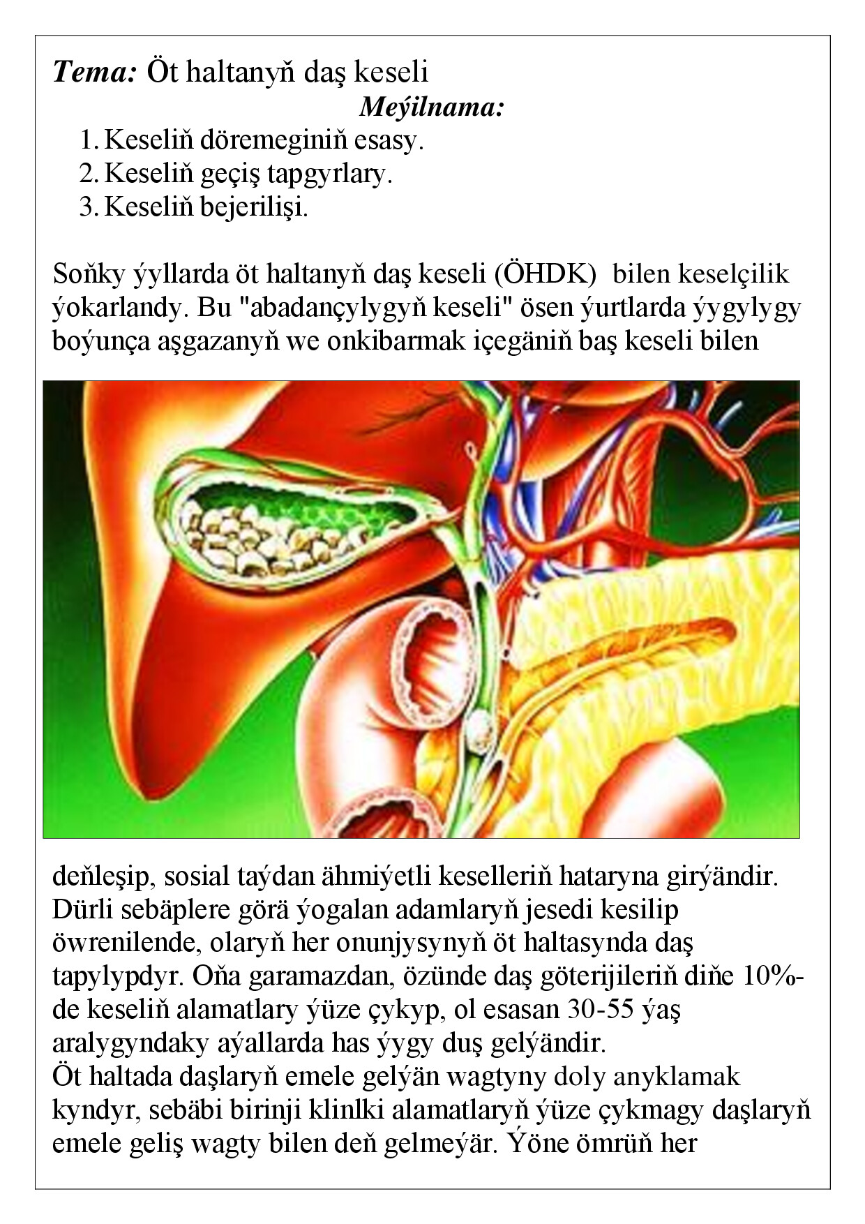 REFERAT ÖT HALTANYŇ DAŞ KESELI