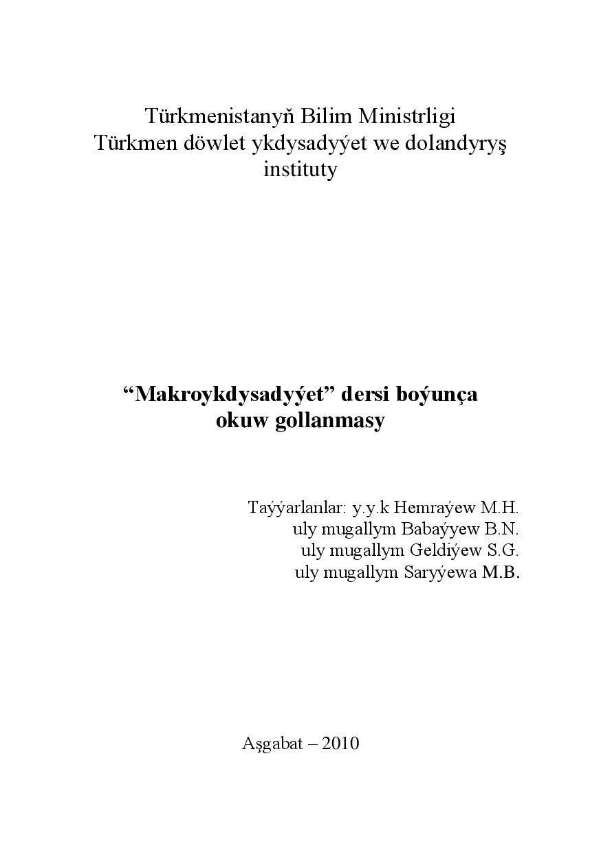 MAKROYKDYSADYÝET