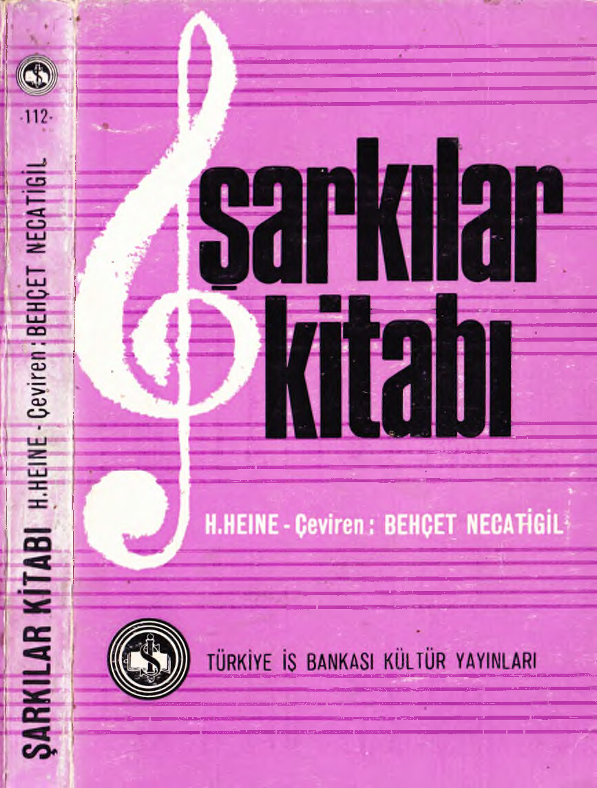 HEINRICH HEINE   "ŞARKILAR KITABI"