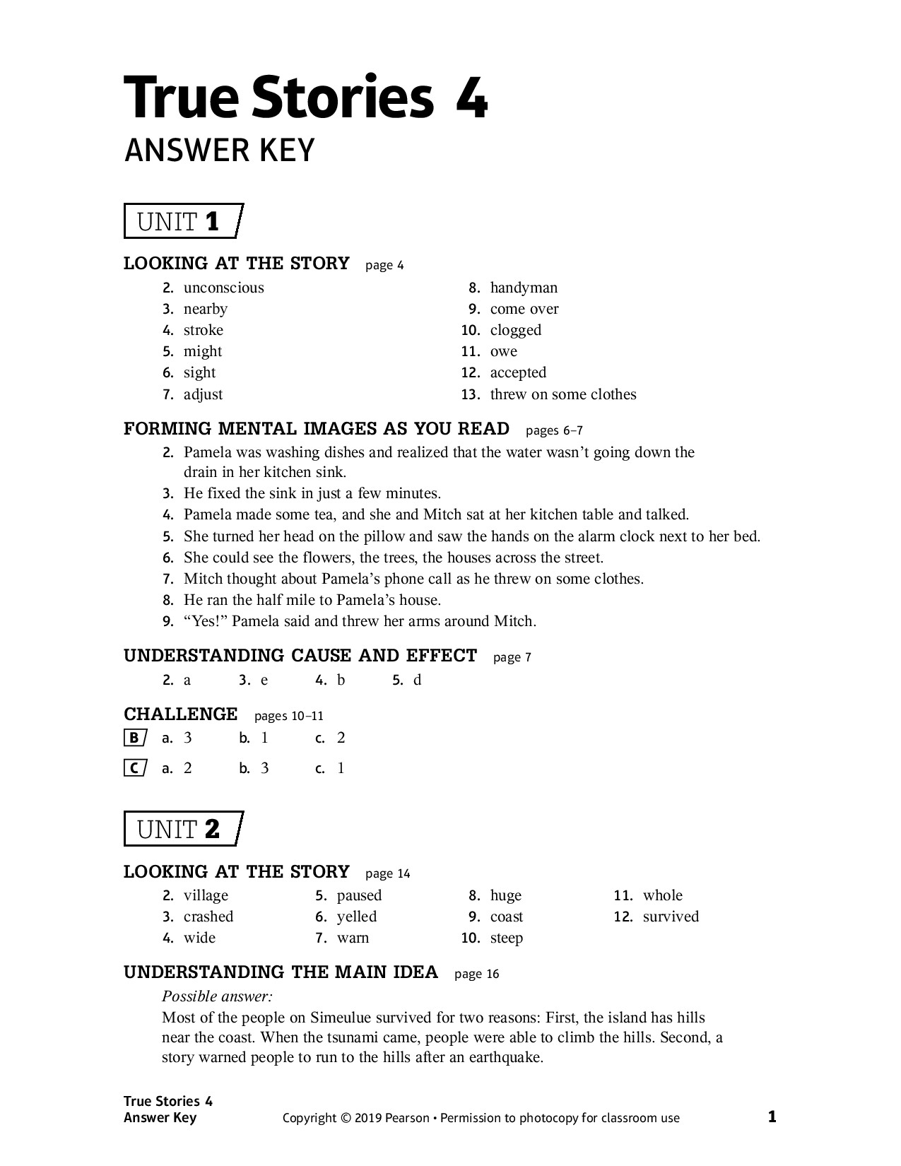 HEYER SANDRA TRUE STORIES SILVER EDITION 4 ANSWER KEY