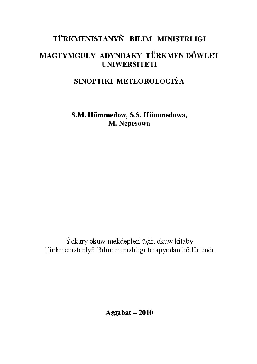 SINOPTIKI METEOROLOGIÝA