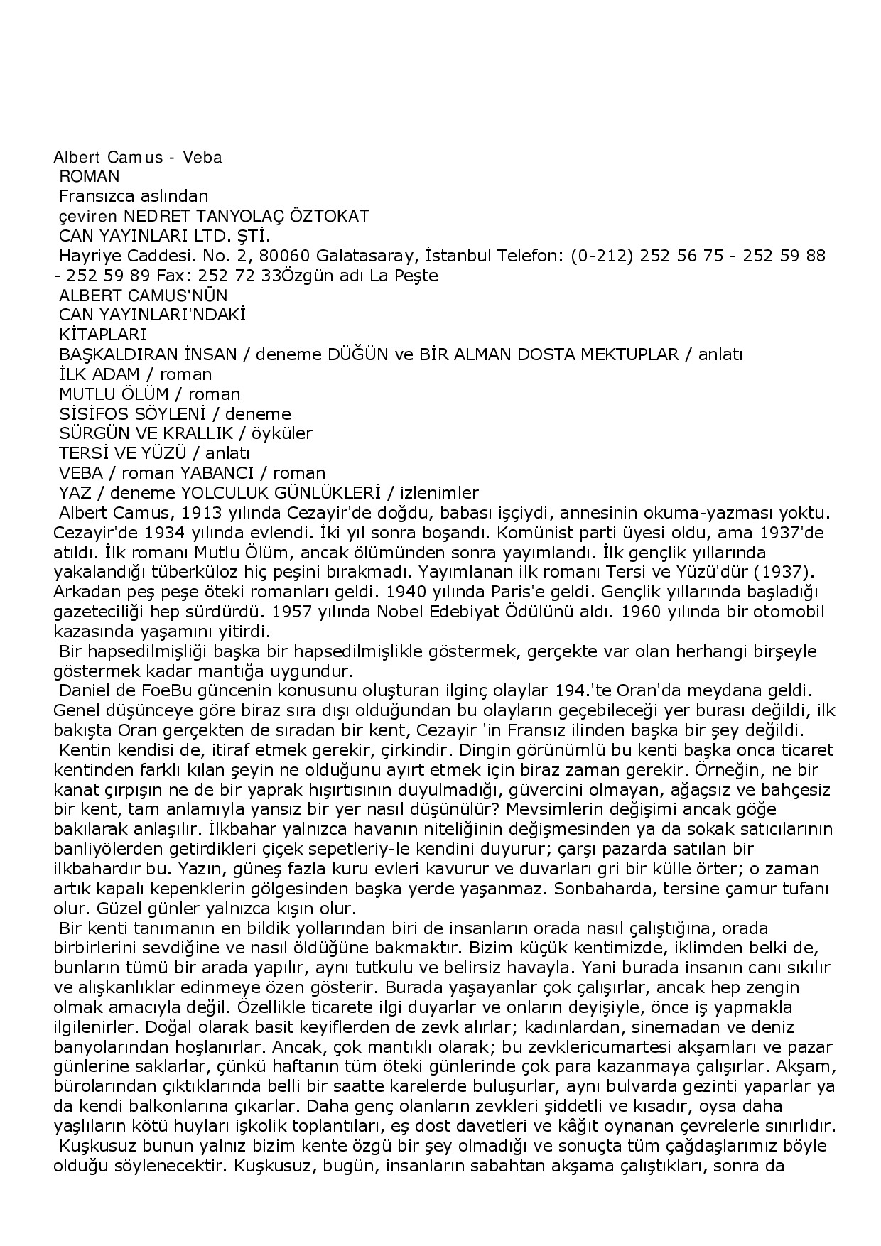 ALBERT CAMUS   VEBA (1)