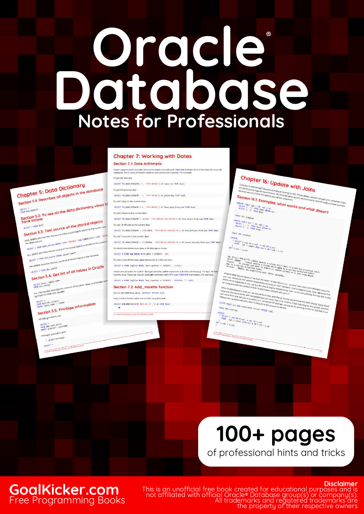 ORACLEDATABASENOTESFORPROFESSIONALS