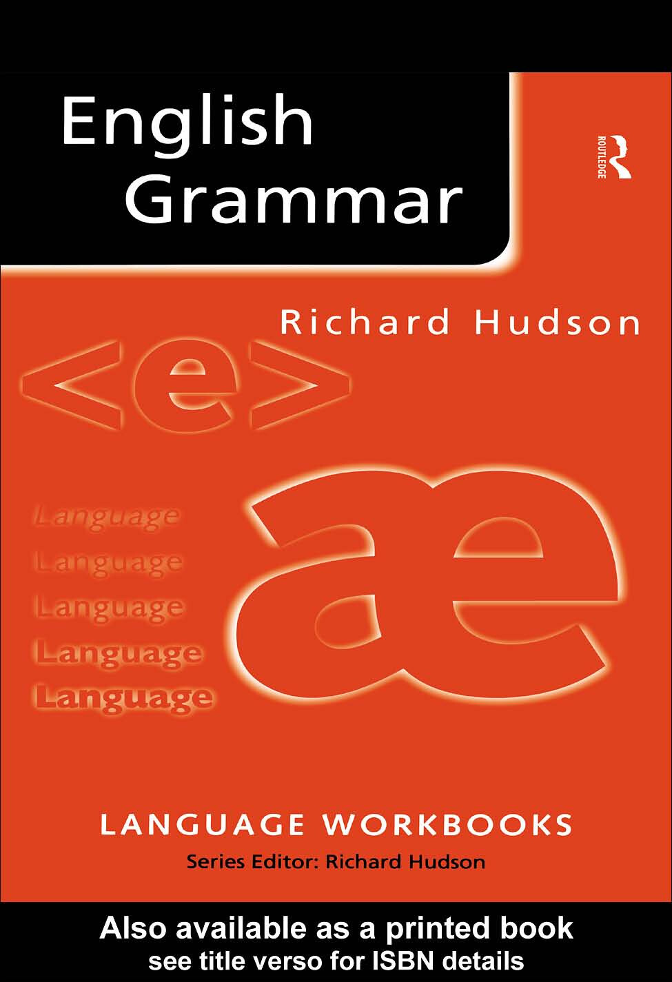 HUDSON, R.   (1998) ENGLISH GRAMMAR