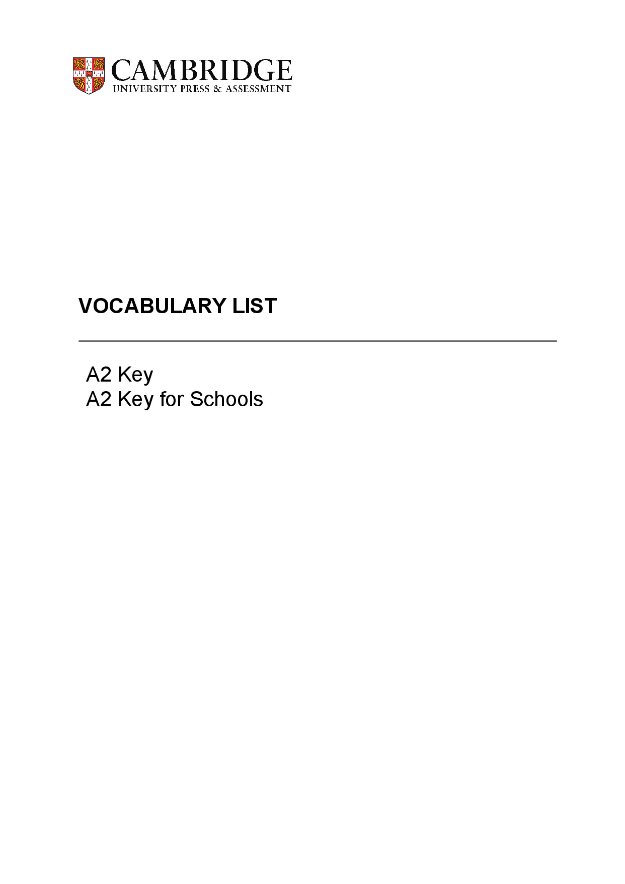 506886 A2 KEY 2020 VOCABULARY LIST