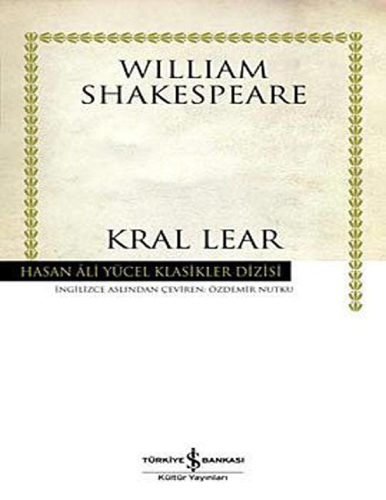 WILLIAM SHAKESPEARE   KRAL LEAR