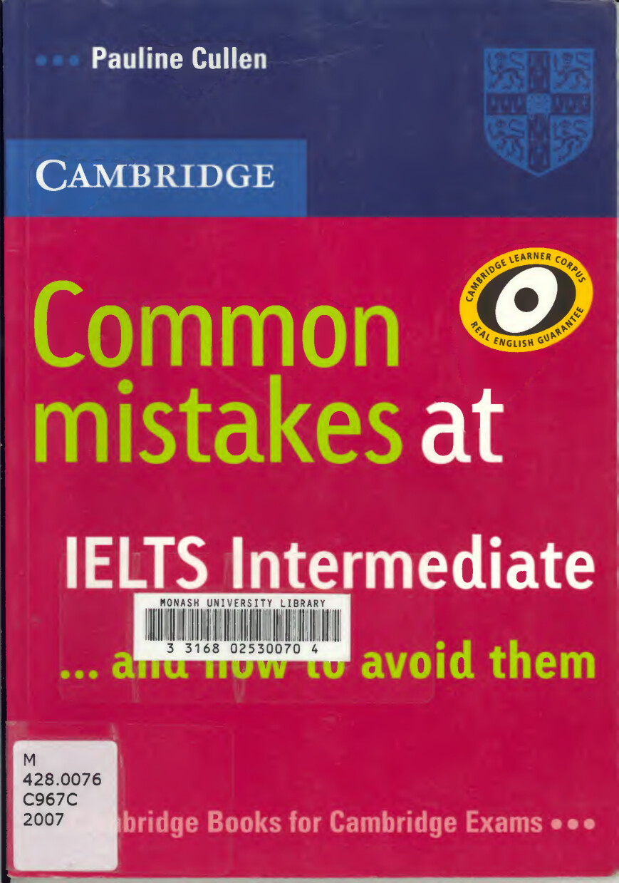 COMMON MISTAKES AT IELTS INTERMEDIATE