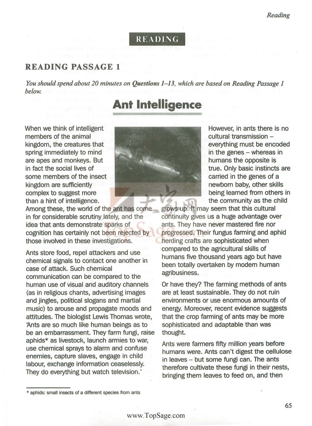 ACADEMIC IELTS READING TEST 3 WITH ANSWERS